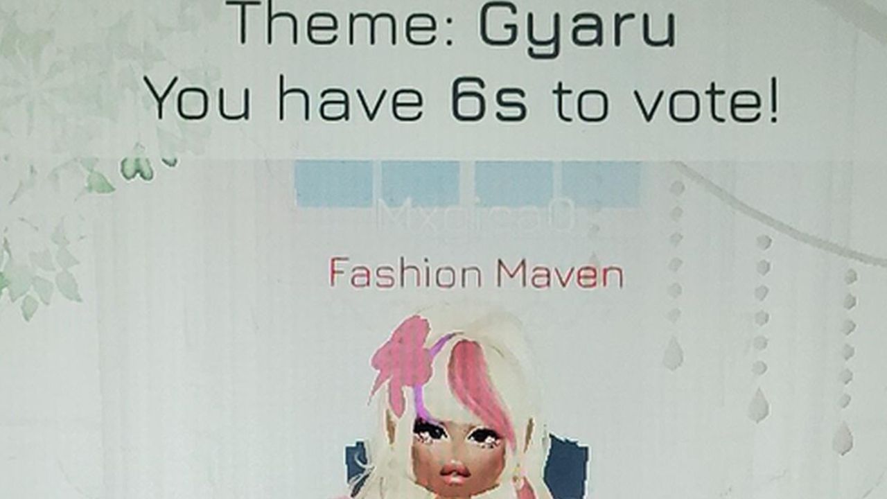Gyaru Dress to Impress face, outfit & theme guide