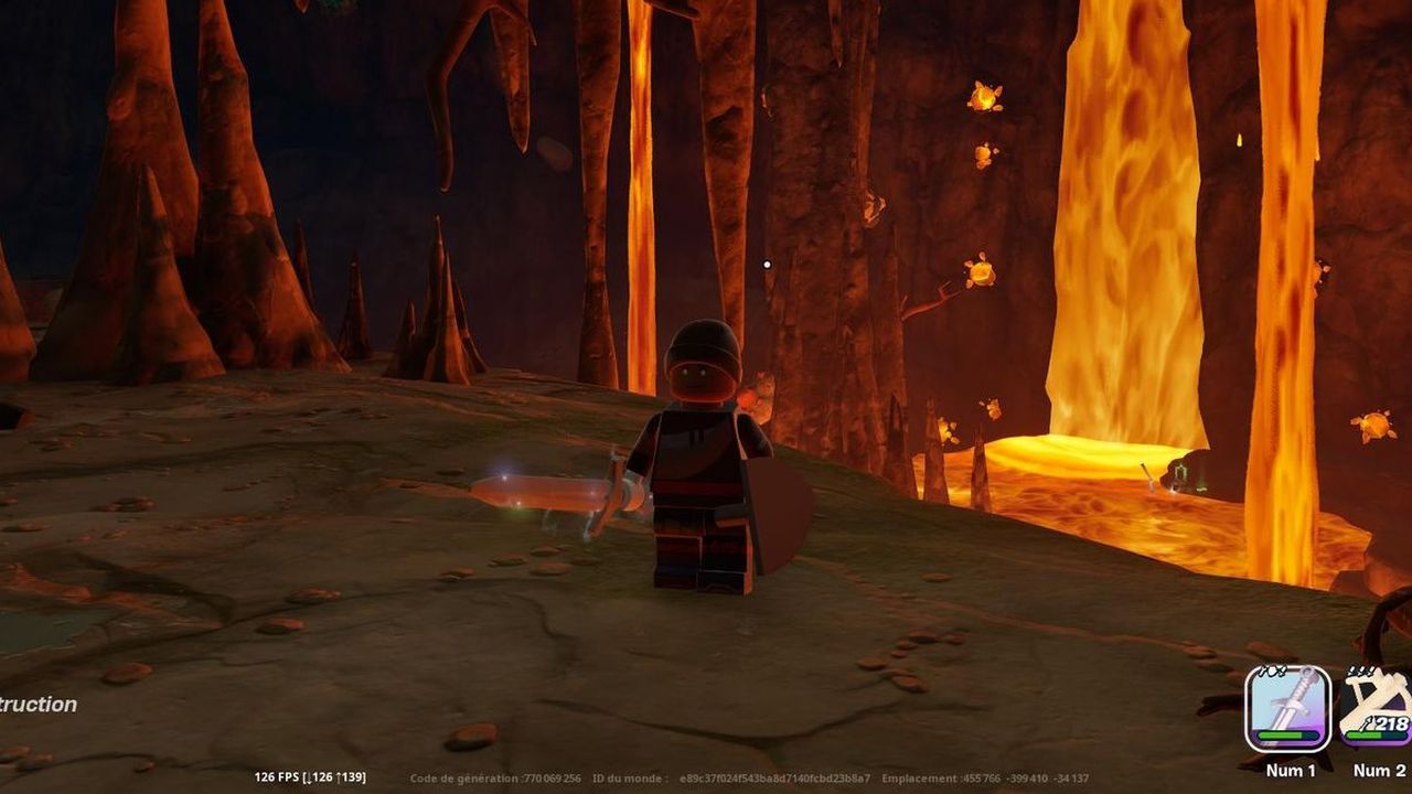 Surviving LEGO Fortnite Lava Caves & how to find one