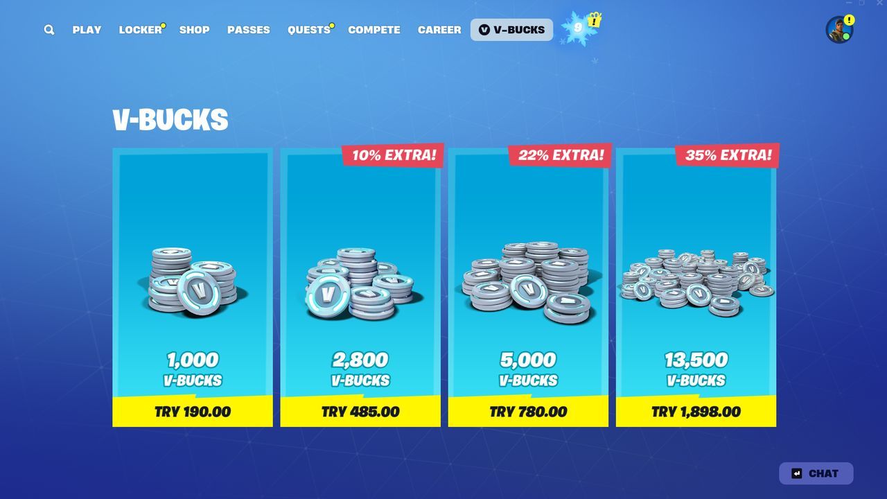 Fortnite V-Bucks explained: How to earn, redeem, spend & more