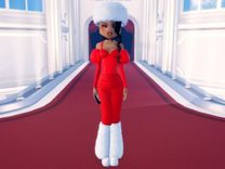 evening red dress LaDivine CC2349 Glitter Formal Long A Line Prom dusty_rose 100% custom made to Color:White & Navy Gingham Elegant, Slimming Plus Size